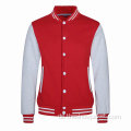 Maßgeschneiderte klassische Varsity-Baseballjacke mit Druckknopf